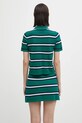 Odzież Sporty & Rich polo z dodatkiem jedwabiu Serif Logo Silk Pique Cropped Polo TO076621300GR50 zielony