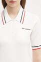 Sporty & Rich polo Serif Logo Mini Cable biały TO068602300WH58