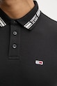 Tommy Jeans tricou polo DM0DM20225 negru