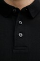 Памучна тениска с яка Armani Exchange XM000307.AF10366 черен