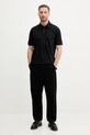 Armani Exchange polo bawełniane XM000329.AF10364 czarny SS25