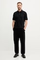 Bavlněné polo tričko Armani Exchange XM000329.AF10364 černá SS25