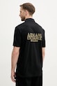 Oblečení Bavlněné polo tričko Armani Exchange XM000329.AF10364 černá