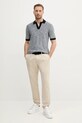 Armani Exchange polo in cotone XM000182.AF11966 blu navy SS25