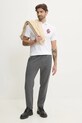 Хлопковое поло Karl Lagerfeld 551225.745400 белый SS25