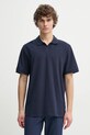 Les Deux polo de bumbac bleumarin LDM120010