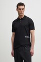 Karl Lagerfeld polo de bumbac regular negru 551230.745293