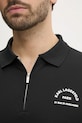 Karl Lagerfeld polo de bumbac 551200.745081 negru