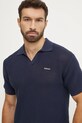 Karl Lagerfeld polo bawełniane bawełna granatowy A1M46068