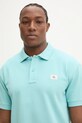 Calvin Klein Jeans polo J30J327040 turkusowy SS25