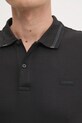 Calvin Klein polo de bumbac K10K113833 negru
