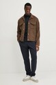 BOSS longsleeve din bumbac 50533572 bleumarin SS25
