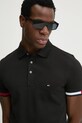 Поло Tommy Hilfiger чорний MW0MW37518