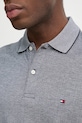 Хлопковое поло Tommy Hilfiger MW0MW37525 серый