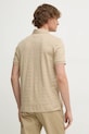 Одяг Бавовняне поло Tommy Hilfiger MW0MW37528 бежевий