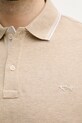 Bavlněné polo tričko Paul&Shark 25411205 béžová