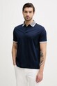 Bavlněné polo tričko Paul&Shark námořnická modř 25411310