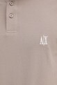 Armani Exchange polo bawełniane XM000367.AF13022.NOS brązowy