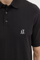 Armani Exchange polo de bumbac XM000367.AF13022.NOS negru