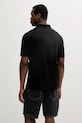 Îmbrăcăminte Armani Exchange polo de bumbac XM000492.AF10364 negru