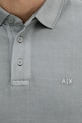 Bavlnené polo tričko Armani Exchange sivá XM000509.AF13055