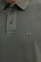 Bavlněné polo tričko Armani Exchange XM000509.AF13055 zelená