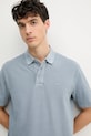 Armani Exchange polo de bumbac albastru XM000509.AF13055