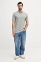 Armani Exchange polo bawełniane XM000489.AF13026 szary SS25