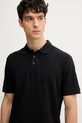 Bavlnené polo tričko Armani Exchange čierna XM000477.AF10337