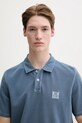 Βαμβακερό μπλουζάκι πόλο Marc O'Polo μπλε 522226653126