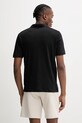 Îmbrăcăminte Marc O'Polo tricou polo din in 523209153026 negru