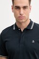 Îmbrăcăminte Marc O'Polo polo de bumbac 523223053054 bleumarin