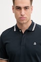 Îmbrăcăminte Marc O'Polo polo de bumbac 523223053054 bleumarin