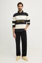 Pepe Jeans longsleeve din bumbac BRANDON PM542230 negru SS25