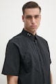 Heliot Emil koszula czarny SS25.M.05.063.BLK01