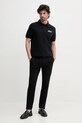 Versace Jeans Couture polo de bumbac 78GAG623.J0003 negru SS25