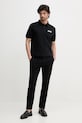 Versace Jeans Couture polo de bumbac 78GAG623.J0003 negru SS25