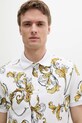 Bavlnené polo tričko Versace Jeans Couture biela 78GAG6S0.JS460