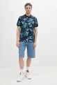 Bavlnené polo tričko Versace Jeans Couture 78GAG6S0.JS460 tmavomodrá SS25