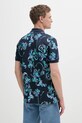 Oblečenie Bavlnené polo tričko Versace Jeans Couture 78GAG6S0.JS460 tmavomodrá