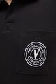 Бавовняне поло Versace Jeans Couture 78GAGT01.CJ01T чорний