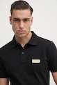 Versace Jeans Couture polo de bumbac negru 78GAGT08.CJ01T
