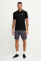 EA7 Emporio Armani tricou polo PJVUZ.8NPF16 negru SS25