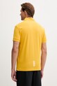 Odzież EA7 Emporio Armani polo męskie bawełniane z elastanem PJVQZ.8NPF14 żółty