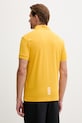 Odzież EA7 Emporio Armani polo męskie bawełniane z elastanem PJVQZ.8NPF14 żółty
