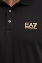 EA7 Emporio Armani tricou polo PJVQZ.8NPF14 negru