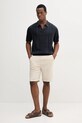 Lindbergh polo de bumbac 30.804125.NAVY bleumarin SS25