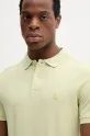 United Colors of Benetton polo de bumbac verde 3088U3023