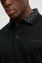 Karl Lagerfeld polo bawełniane 552200.745001 czarny