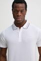 Bavlnené polo tričko Karl Lagerfeld biela 552200.745002